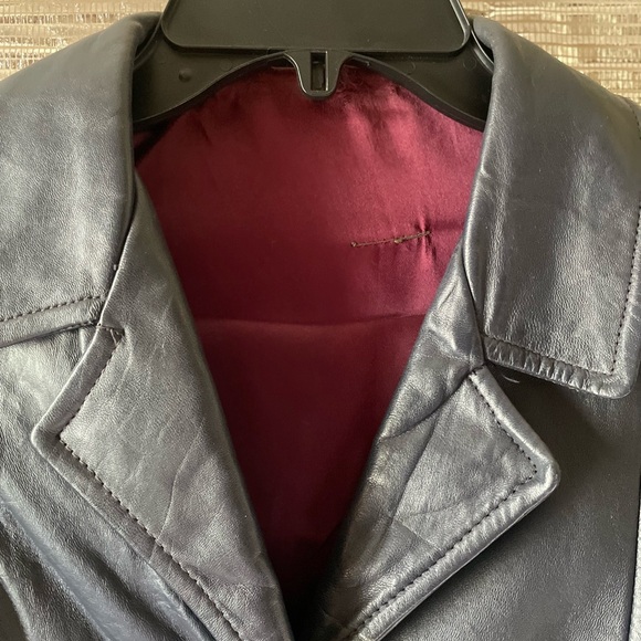 Vintage leather jacket - Picture 3 of 7